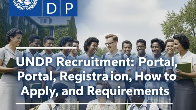 UNDP Recruitment: Portal, Registration, How to Apply, and Requirements