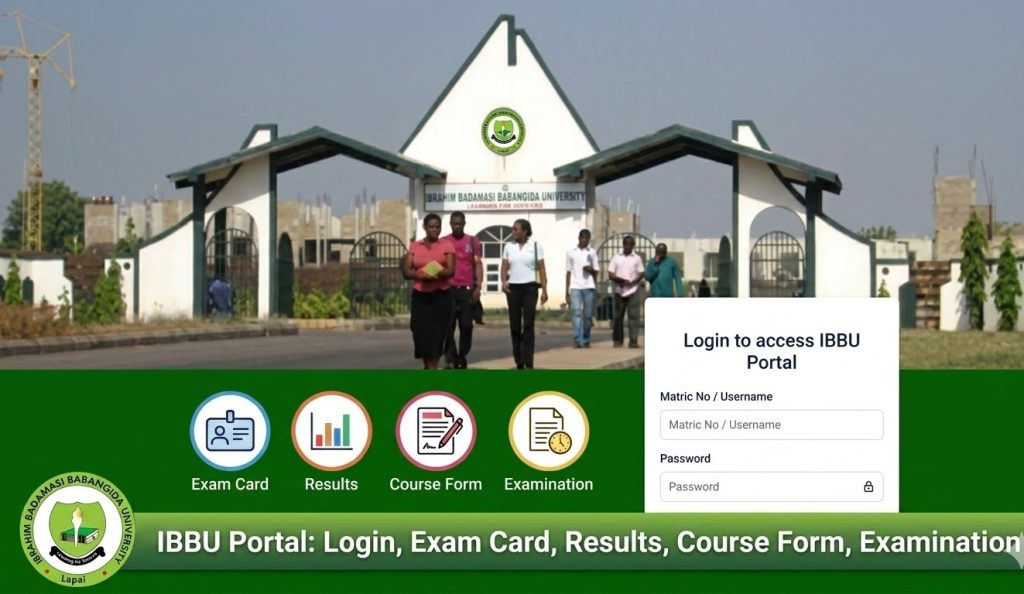 IBBU Portal: Login, Exam Card, Results, Course Form, Examination