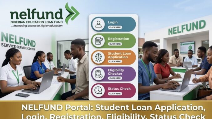 NELFUND Portal: Student Loan Application, Login, Registration, Eligibility, Status Check, and Requirements