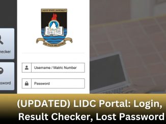 (UPDATED) LIDC Portal: Login, Result Checker, Lost Password, How to Check Your Result on LIDC Portal
