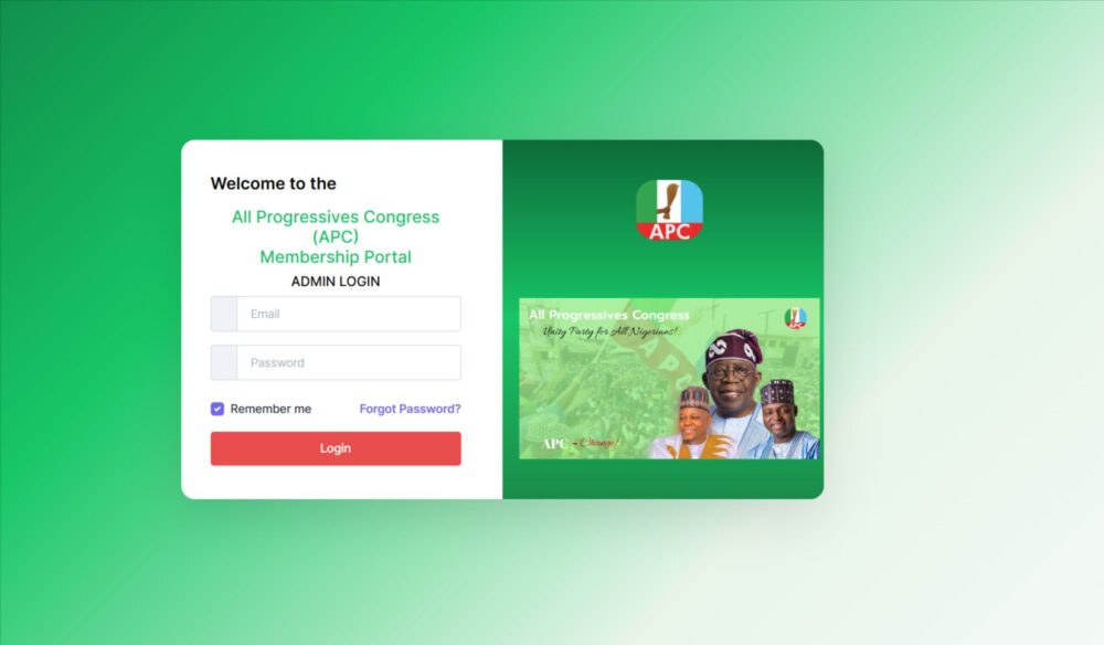 Apcregistration com admin login