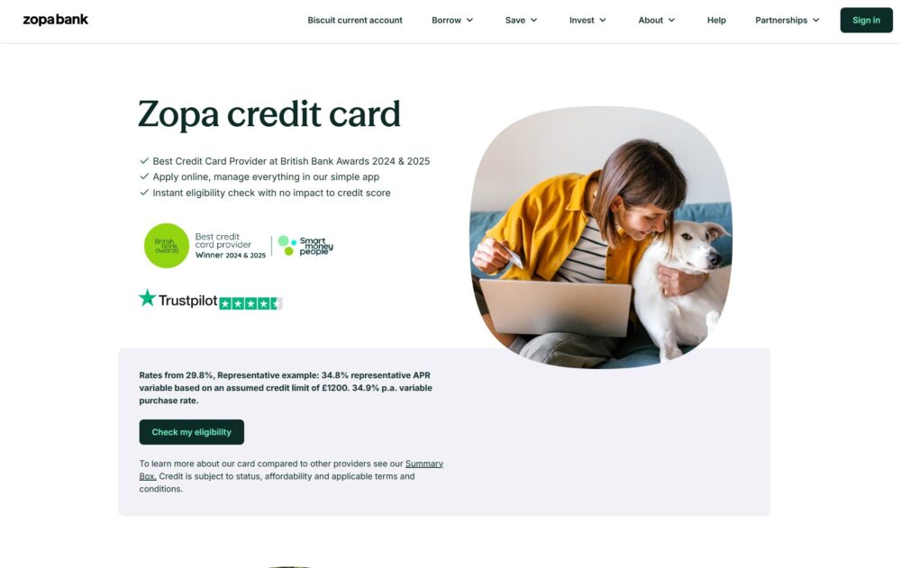 Zopa credit card