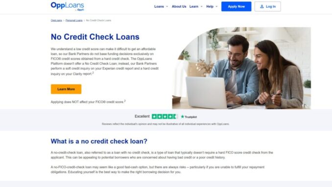 credit check loan no