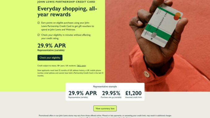 John Lewis Credit Card