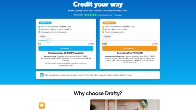 Drafty loans