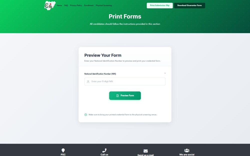 www policerecruitment gov ng portal