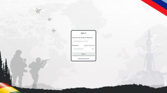 GAF Recruitment Portal Login