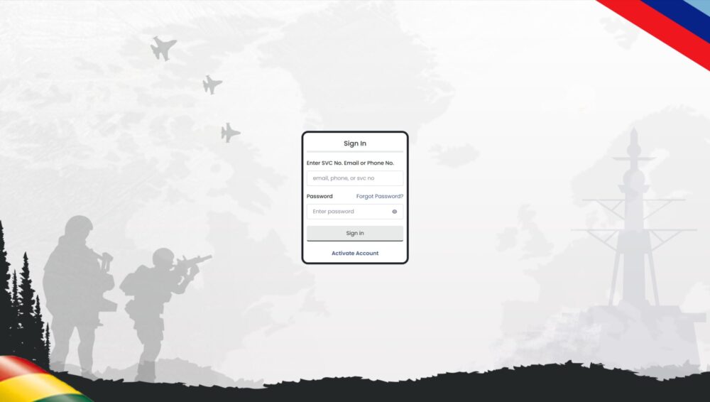 GAF Recruitment Portal Login